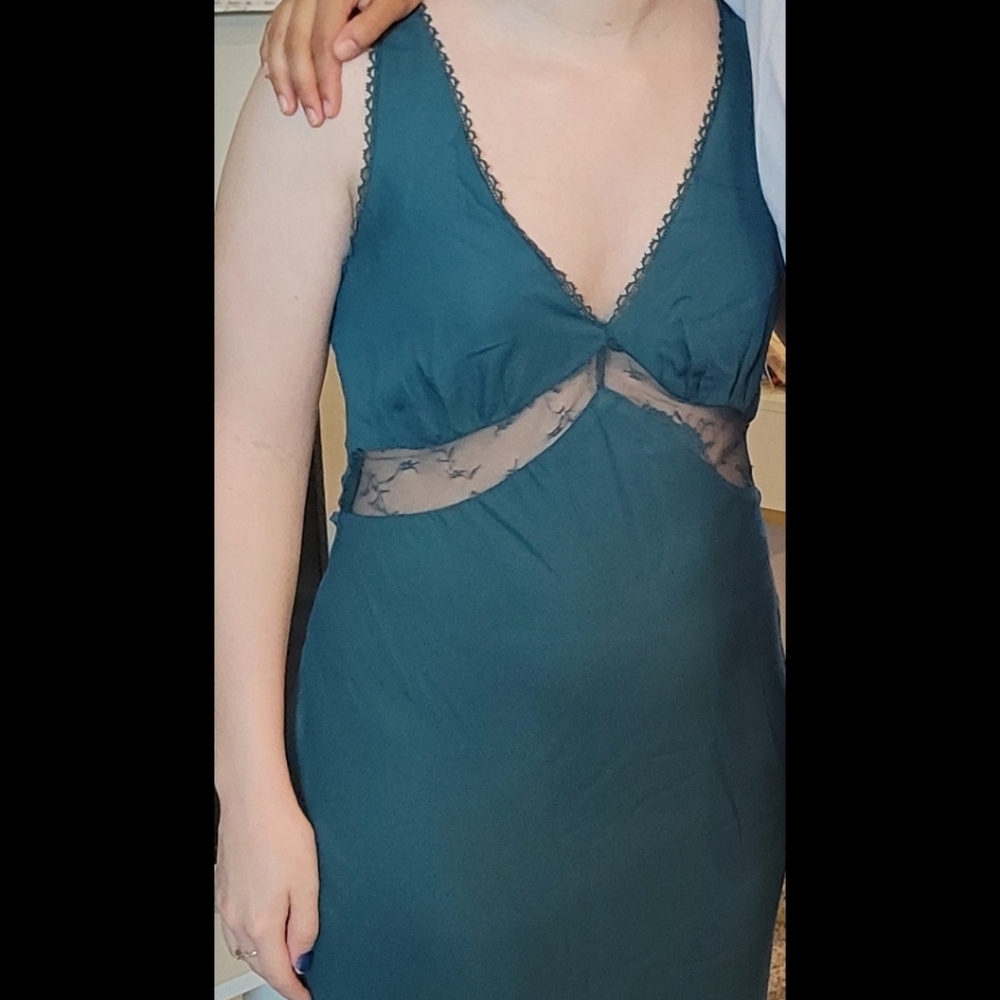 Wild Fable Deep Teal Lace Dress